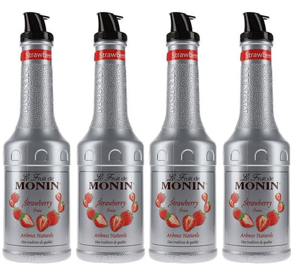 4 x Monin Strawberry 1L