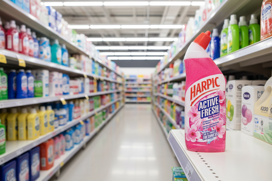 12 x Harpic Active Fresh Pink Blossom 750Ml