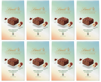 8 x Lindt Chocolate Wafer Box - 135GM