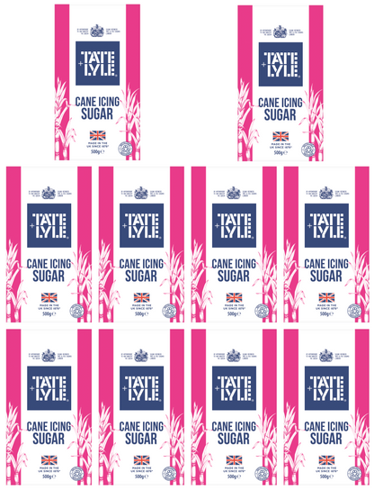 10 x Tate & Lyle Icing Sugar 500G