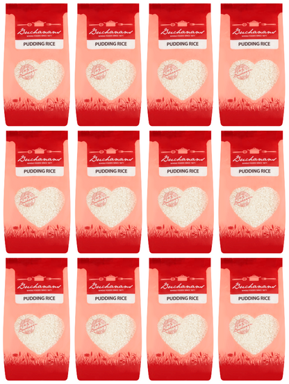 12 x Buchanan Pudding Rice 500G