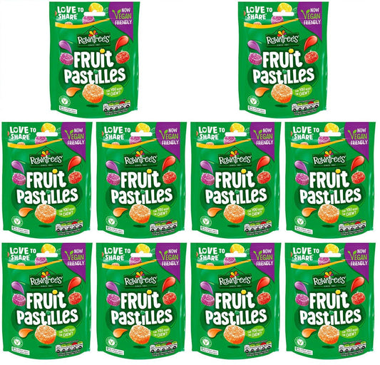 10 x Rowntree's Fruit Pastilles 143G