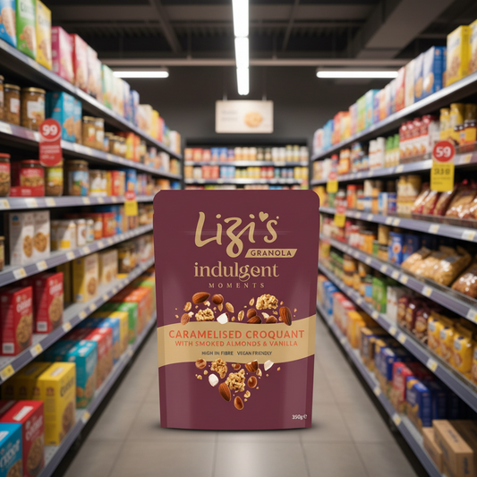 Lizi's Caramelised Croquant Almond Vanilla Granola - 350g
