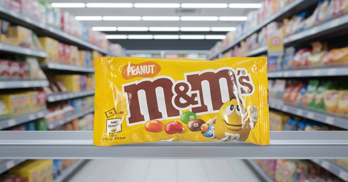 24 x M&M's Crunchy Peanut & Milk Chocolate Bar 45G