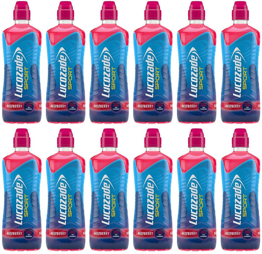 12 x Lucozade Sport Raspberry 750Ml