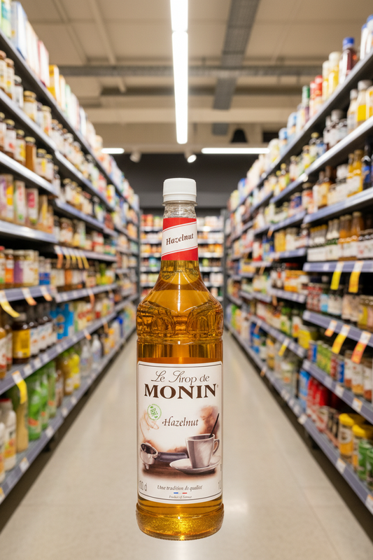 Monin Nut Free Hazelnut Syrup - 1 Litre