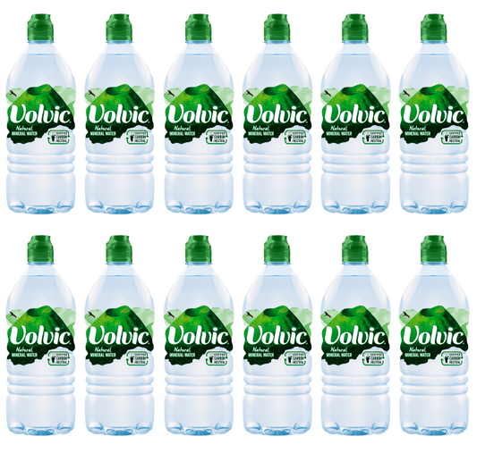 12 x Volvic Sports Cap 1Ltr