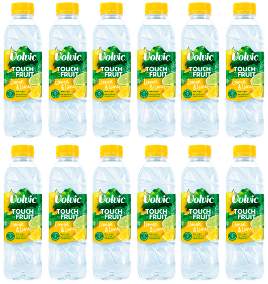 12 x Volvic Tof Lemon & Lime Original 500Ml