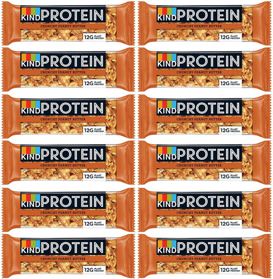 12 x Kind Protein Crunchy Peanut Butter 50G