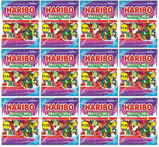 12 x Haribo Merry Mix - 140GM