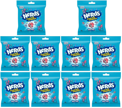 10 x Nerds Clusters Share Berries  - 113GM