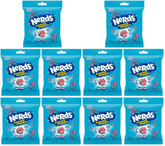 10 x Nerds Clusters Share Berries  - 113GM