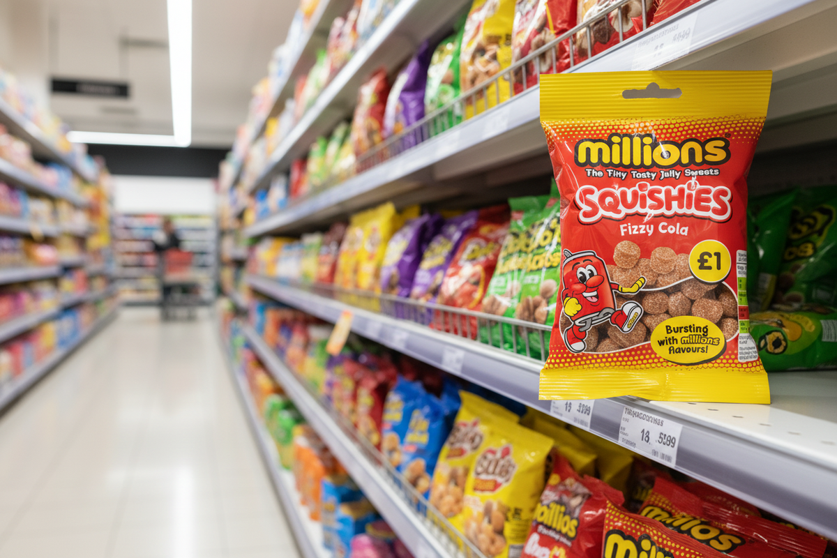 12 x Millions Squishies Cola Bag - 100GM