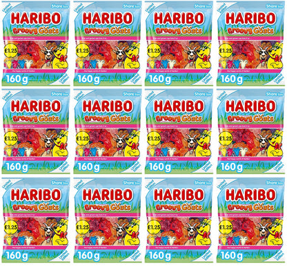 12 x Haribo Groovy Goats (ltd Edition) - 160GM