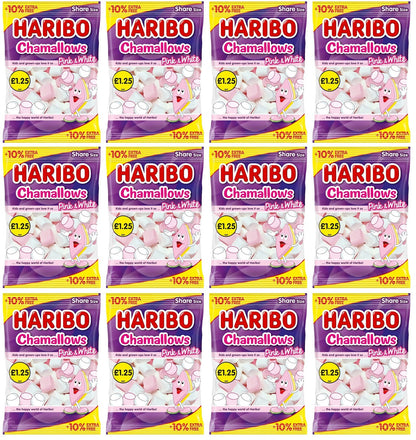 12 x Haribo Chamallows (10% Extra Free) - 154GM