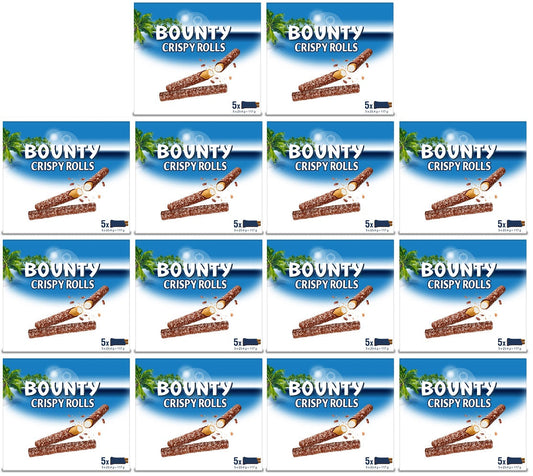 14 x Bounty Crispy Rolls 5pk - 117GM