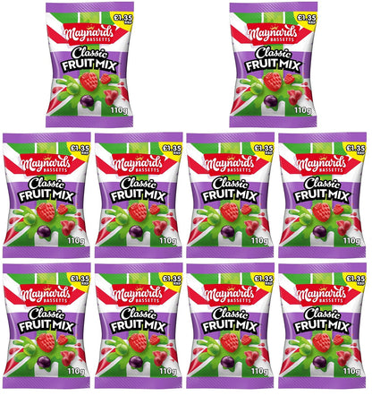10 x Maynards Classic Fruit Bags - 110GM
