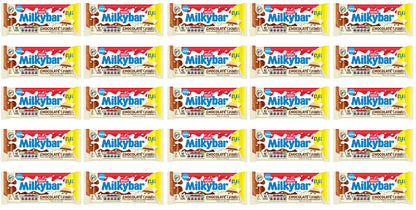25 x Milkybar Biscuit Chocolate Sharing Bar - 84GM