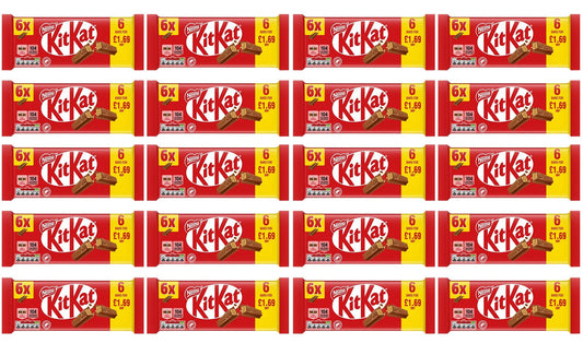 20 x Kitkat 2 Finger Orange 6pk - 124GM
