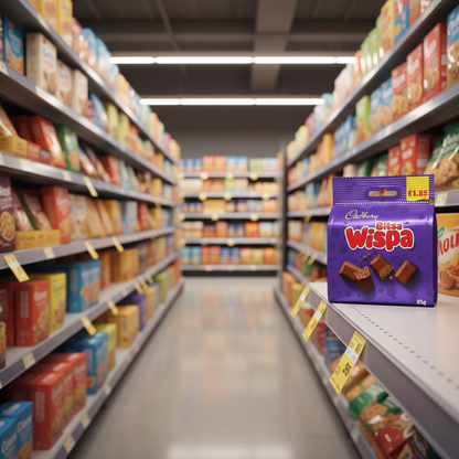 10 x Cadbury Bitsa Wispa - 85GM