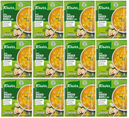 12 x Knorr Super Chicken Noodle Soup 51G