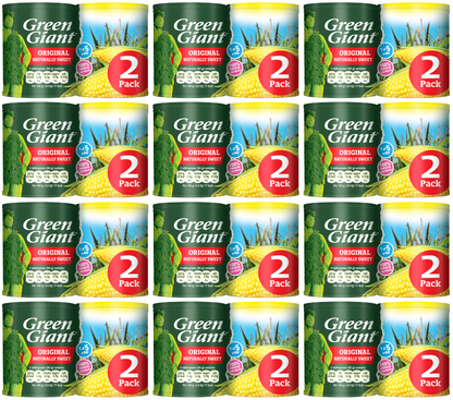 12 x Green Giant Corn Twin 2X198G