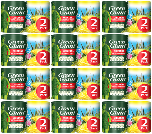 12 x Green Giant Corn Twin 2X198G