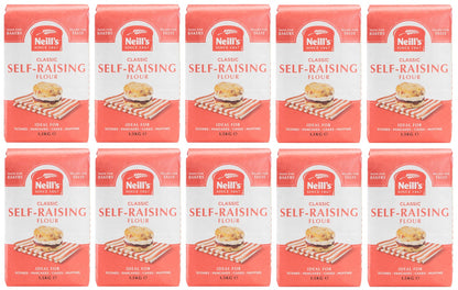 10 x Neills Self Raising Flour 1.5 Kg