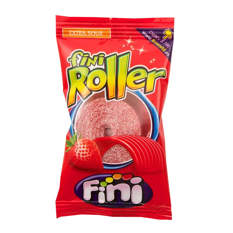 40 x Fini Strawberry Roller 20Gm