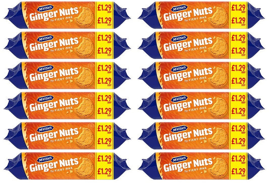 12 x Mcv Ginger Nuts - 250G