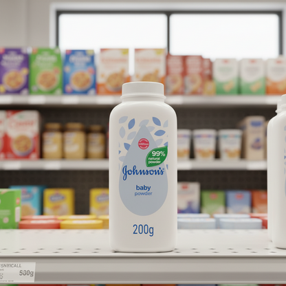 6 x Johnson S Natural Baby Powder 400G
