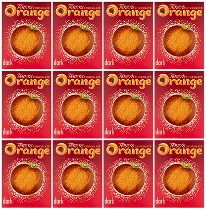 12 x Terrys Chocolate Orange Dark Ball 157Gm