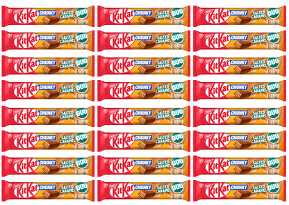 24 x Kitkat Chunky Duo Milk Salted Caramel Bar- 64GM