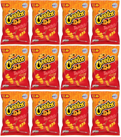 12 x Cheetos Twisted Sweet & Spicy - 85GM