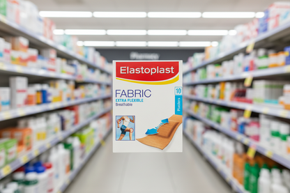 10 x Elastoplast Fabric Plasters 10 Pack