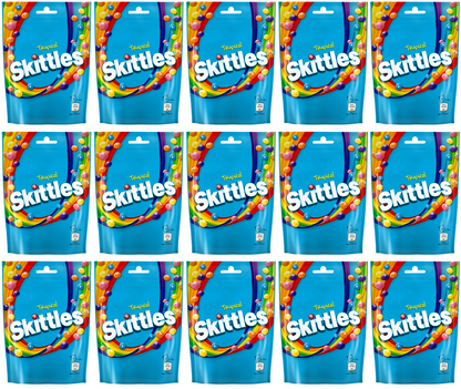 15 X Skittles Tropical Pouch 136Gm