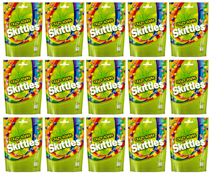 15 X Skittles Sours Pouch 136g