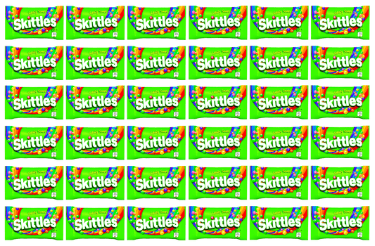 36 x Skittles Crazy Sours Bag 45Gm