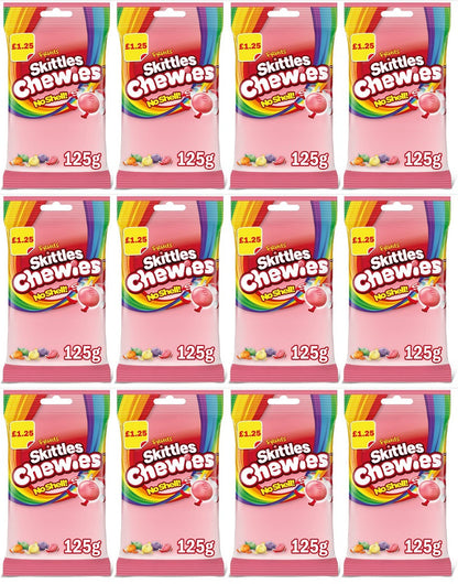 12 x Skittles fruit Chewies Treat Bag - 125GM