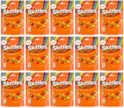 15 x Skittles Citrus Pouch Bag - 136G
