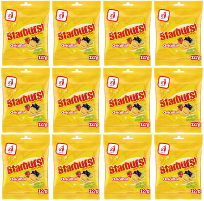 12 x Starburst Original Fruits Treat Bag - 127GM