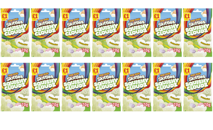 14 x Skittles Sour Squishy Cloud Treat Bag - 70GM