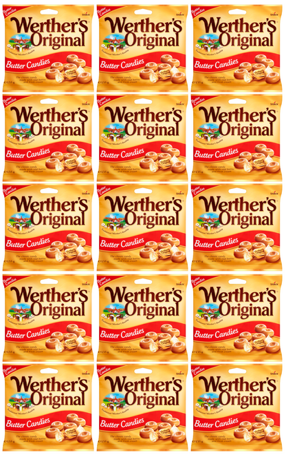 15 x Werther'S Original Butter Candies Bag 135Gm