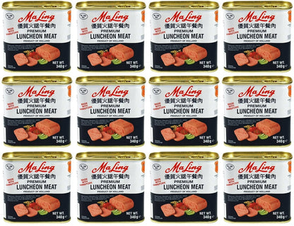 12 x Ma Ling Luncheon Meat  - 340G