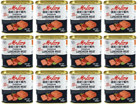 12 x Ma Ling Luncheon Meat  - 340G