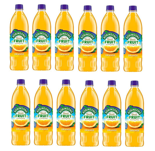 12 x Orange Robinsons 1Lt  (No Sugar)