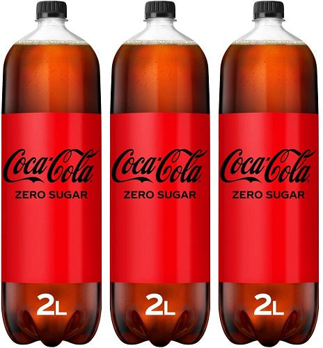 3 x Coca-Cola Zero Sugar 2X2L