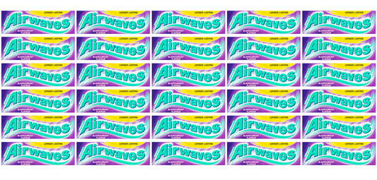 30 x Airwaves Blackcurrant Gum 10 Pce