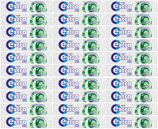 30 x Extra Ice Spearmint 10 Pce