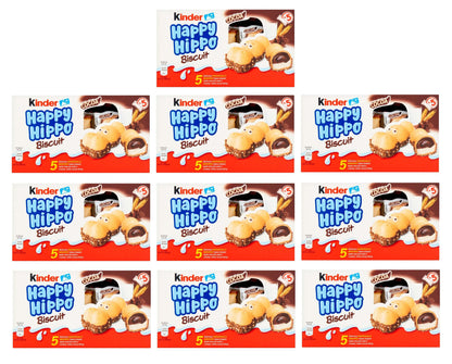 10 x Kinder Happy Hippo Cocoa 104g